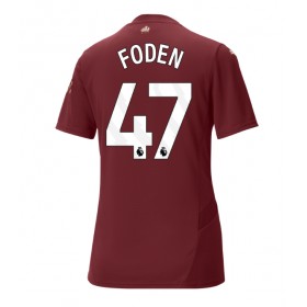 Manchester City Phil Foden #47 Tredje skjorte til dame 2024-25 Kortermet